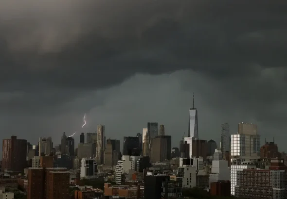 NYC Thunderstorm Warning